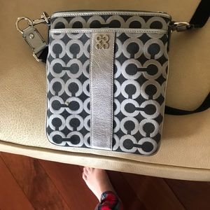 Coach long strap purse